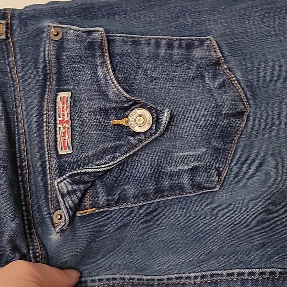 Hudson Bacara Crop Straight Cuffed Skinny Jeans - Picture 7 of 9